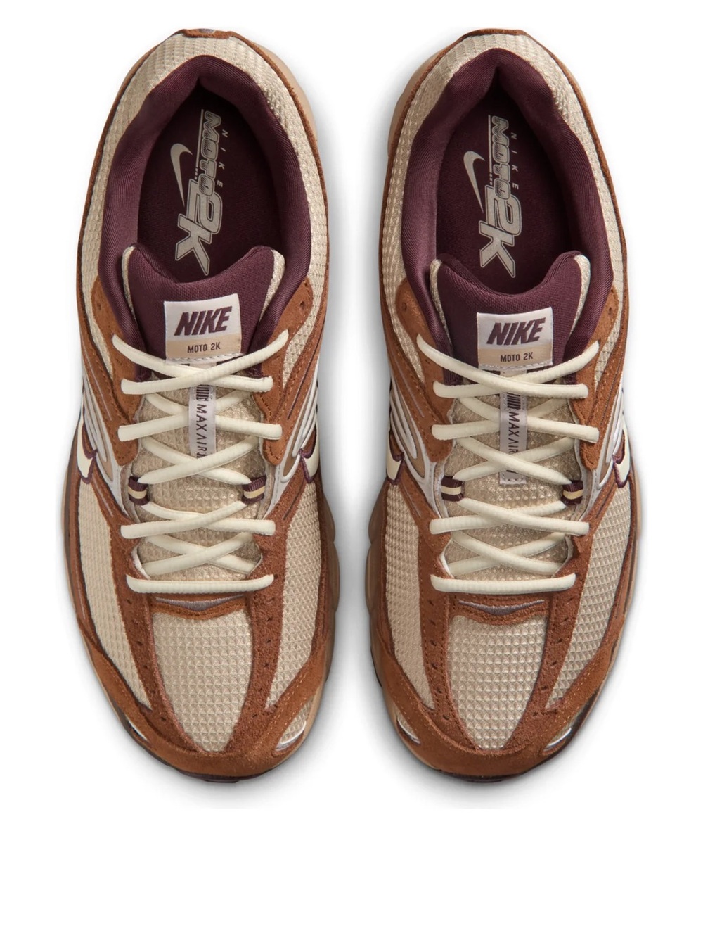 Nike Air Max Moto 2K Brown Lt British Tan Coconut Milk - Picture 2 of 8